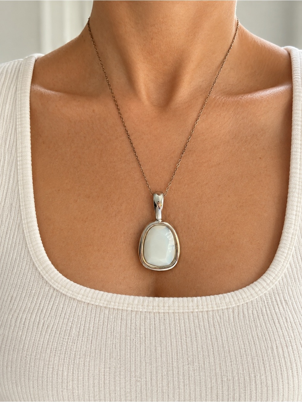 Silver Pendant Necklace